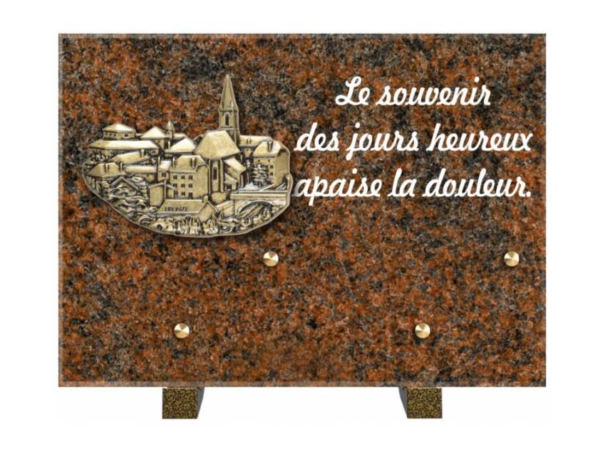 Granite Rectangle Aesthetic Plaque.