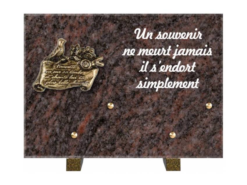 Granite Rectangle Aesthetic Plaque.