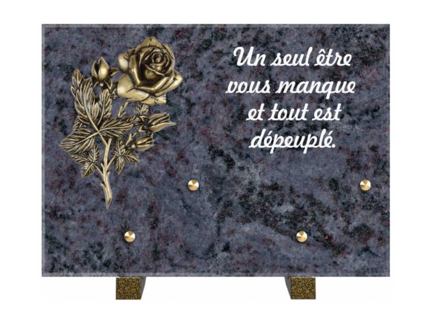 Granite Rectangle Aesthetic Plaque.