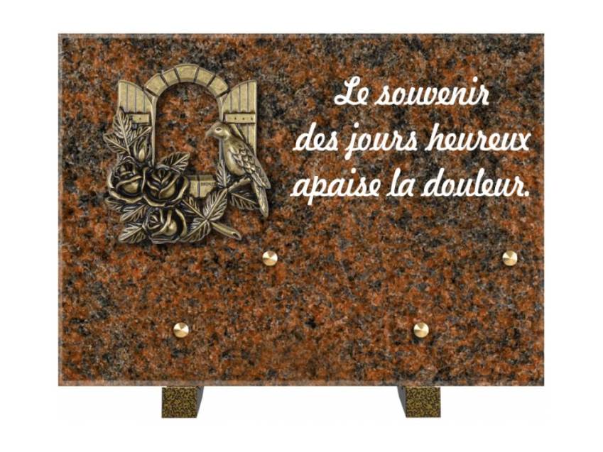 Granite Rectangle Aesthetic Plaque.