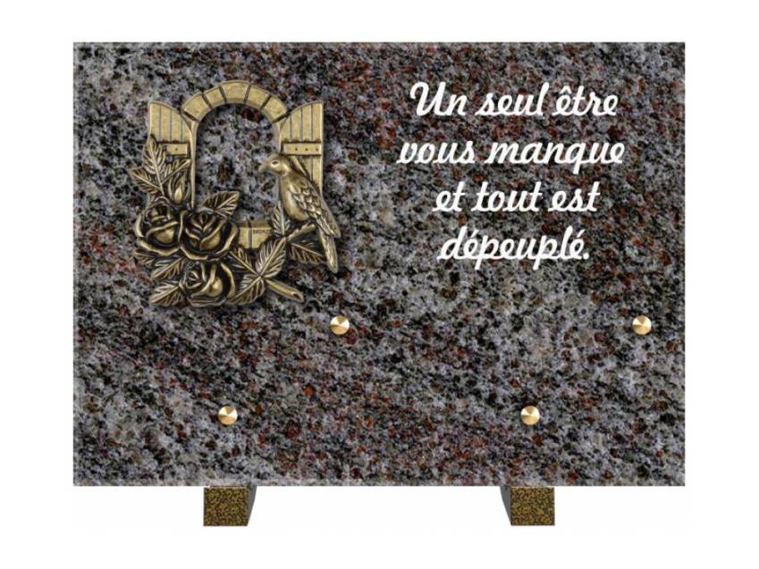 Granite Rectangle Aesthetic Plaque.