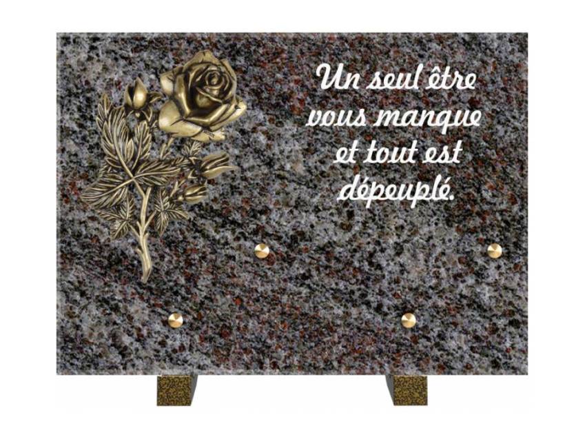 Granite Rectangle Aesthetic Plaque.