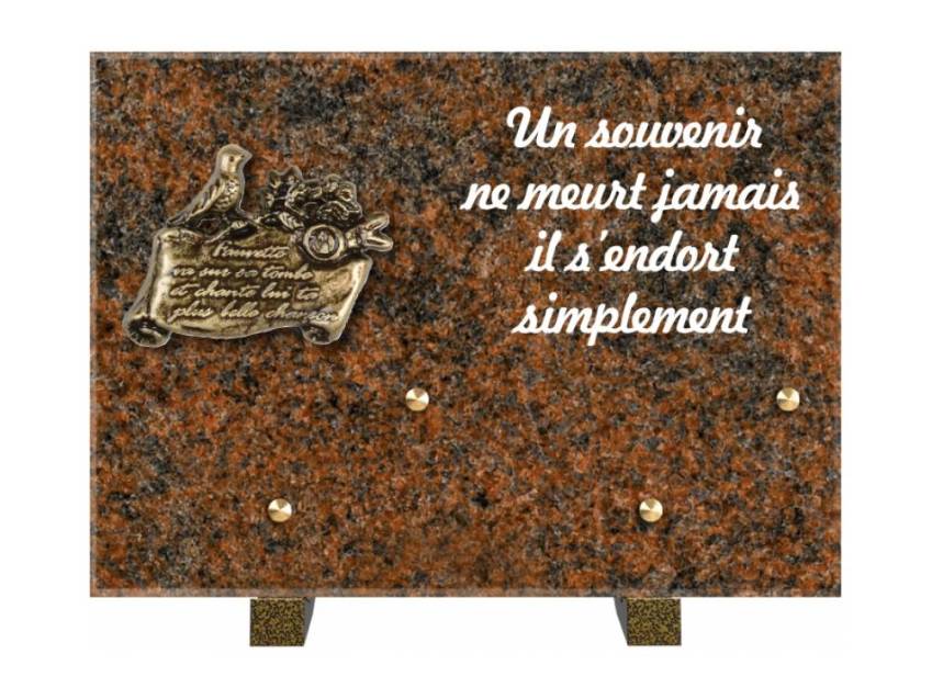 Granite Rectangle Aesthetic Plaque.