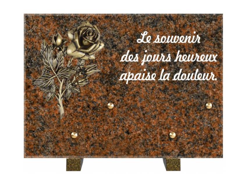 Granite Rectangle Aesthetic Plaque.