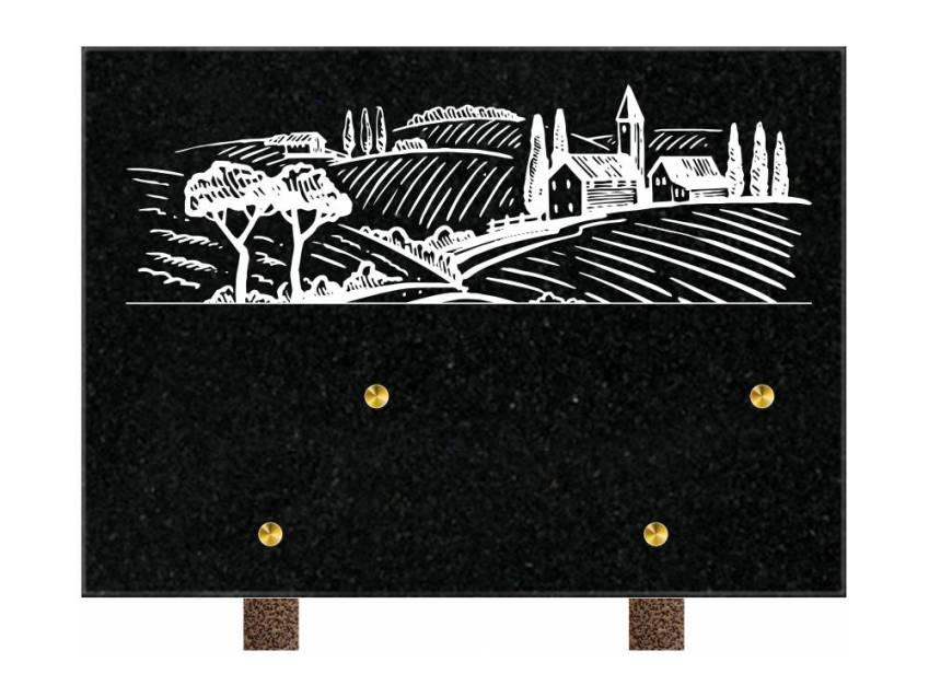 Fabulous Rectangle Granite Plaque.