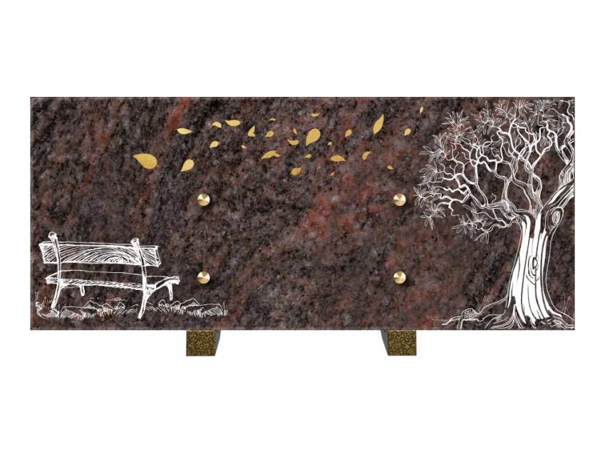 Poetic Granite Rectangle Plaque.