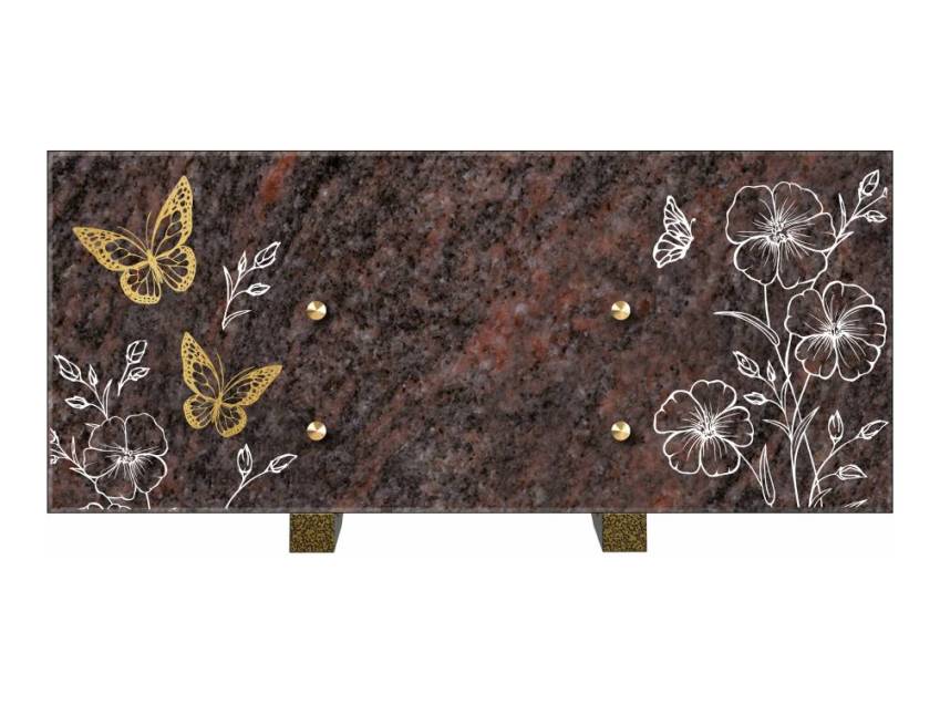 Poetic Granite Rectangle Plaque.