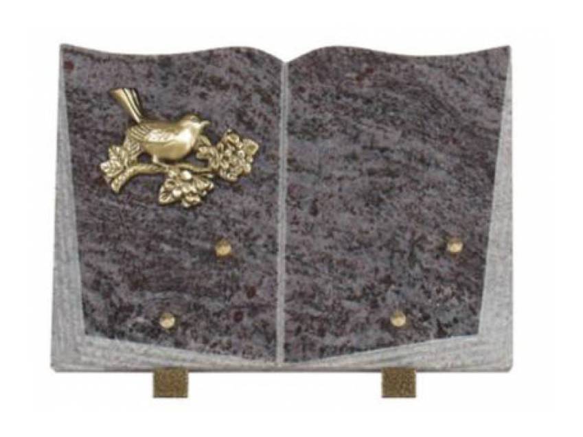 Granite Plaque Tribute Book.