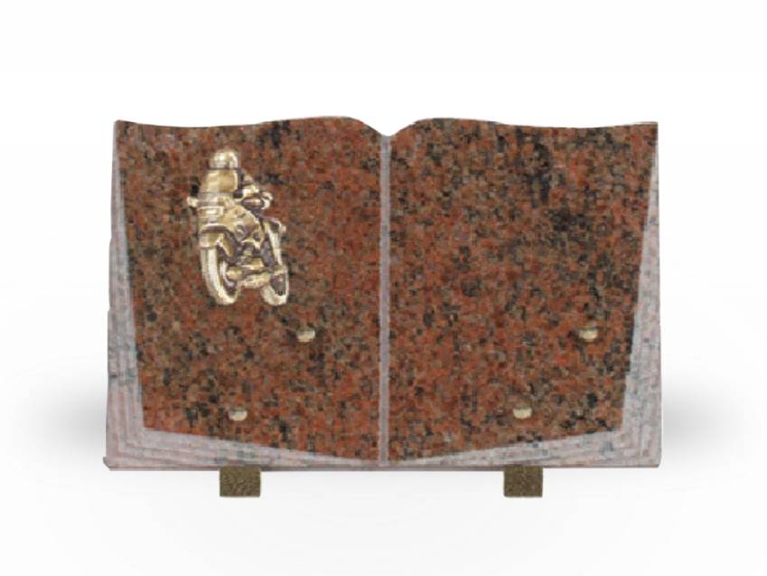 Granite plaque Classic book.