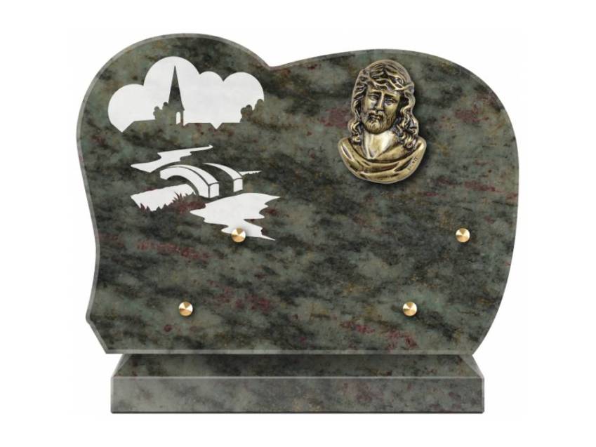 Handmade Granite Memorial Plaque