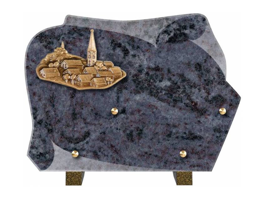 Handmade Granite Memorial Plaque