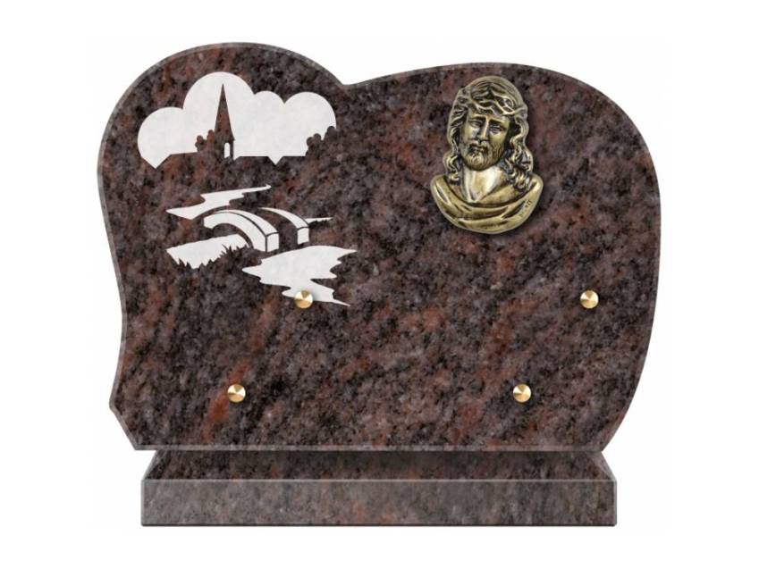 Handmade Granite Memorial Plaque