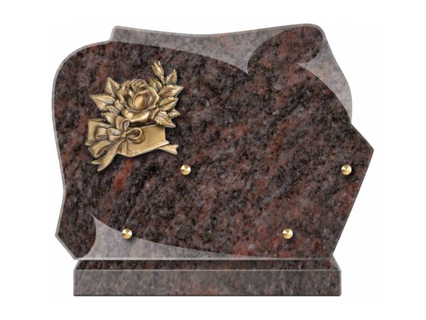 Handmade Granite Memorial Plaque