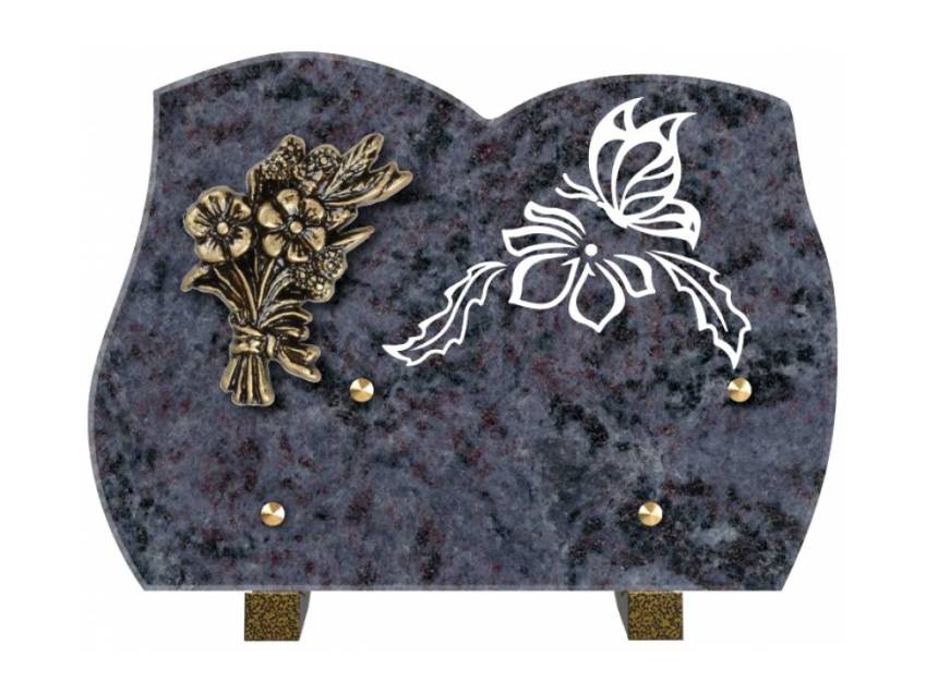 Handmade Granite Memorial Plaque