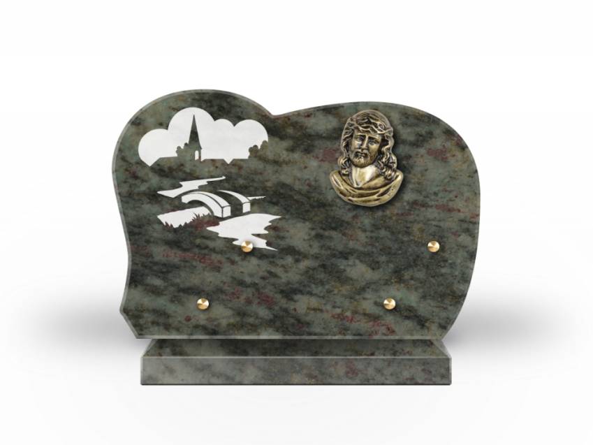 Handmade Granite Memorial Plaque