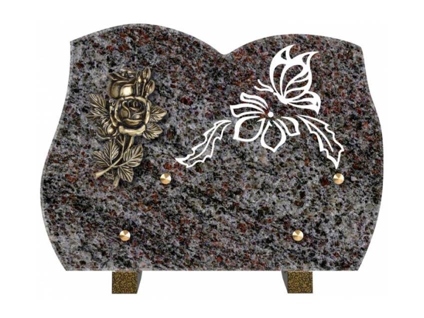 Handmade Granite Memorial Plaque