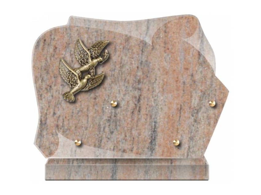 Handmade Granite Memorial Plaque