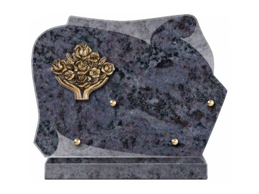 Handmade Granite Memorial Plaque