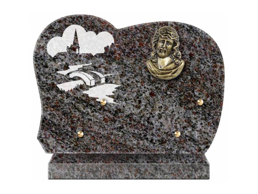 Handmade Granite Memorial Plaque