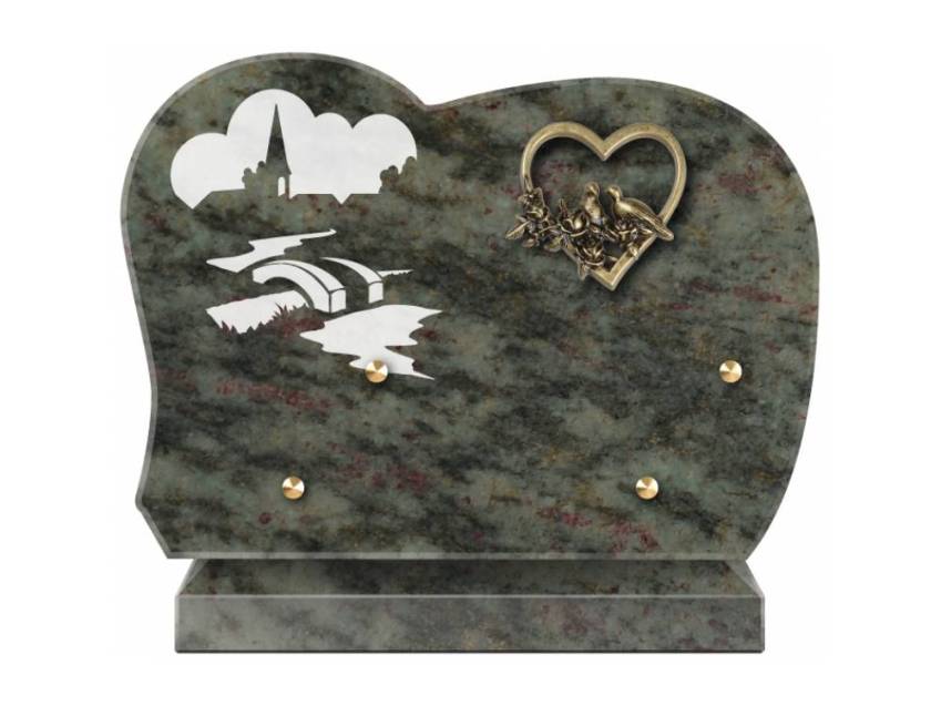 Handmade Granite Memorial Plaque