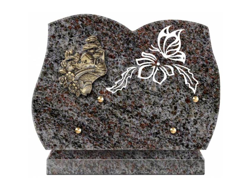 Handmade Granite Memorial Plaque