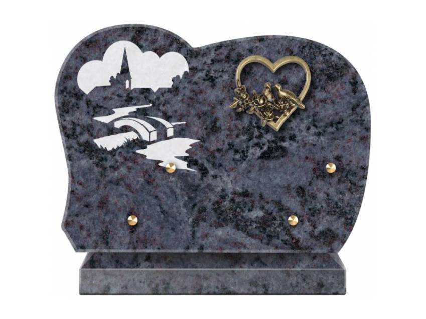 Handmade Granite Memorial Plaque