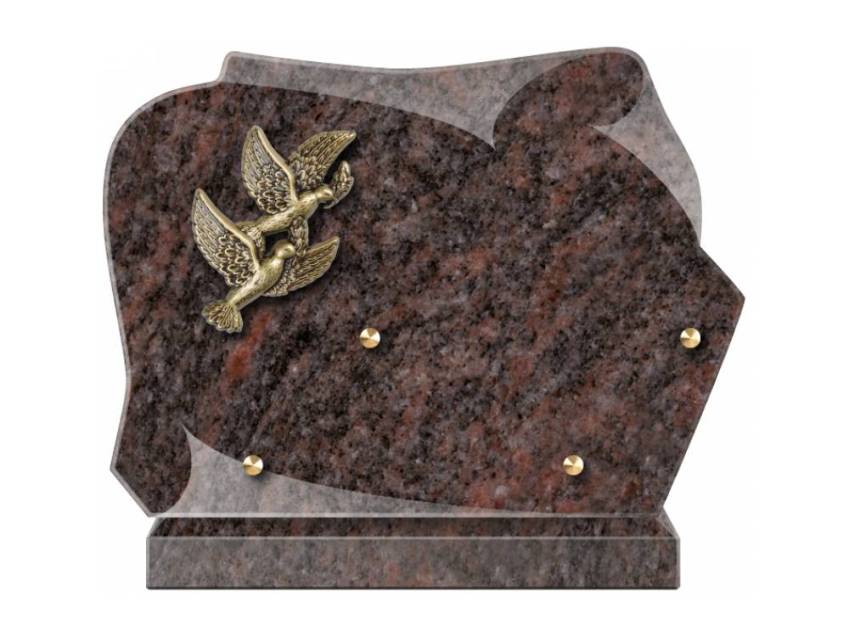 Handmade Granite Memorial Plaque