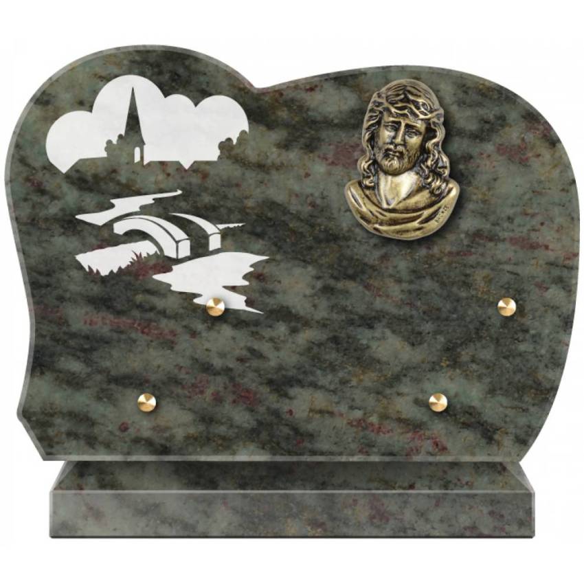 Handmade Granite Memorial Plaque