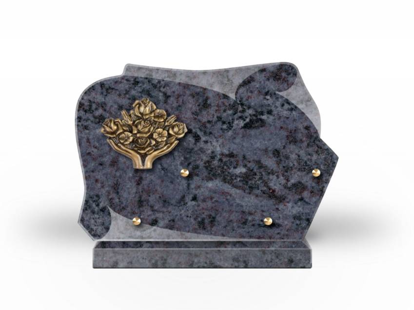 Handmade Granite Memorial Plaque