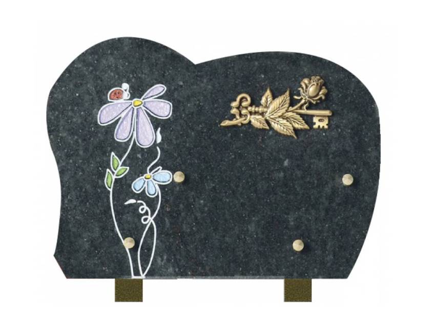 Symbolic Granite Rectangle Plaque.