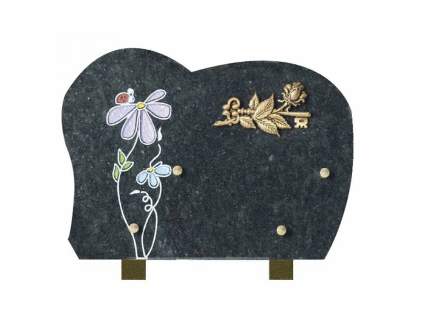 Symbolic Granite Rectangle Plaque.