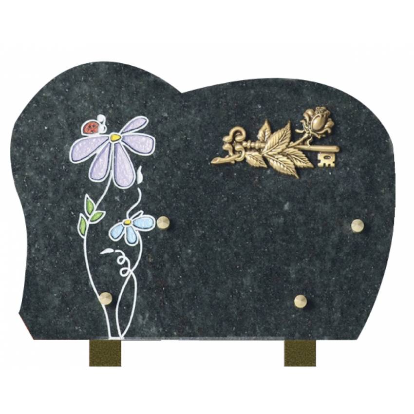 Symbolic Granite Rectangle Plaque.