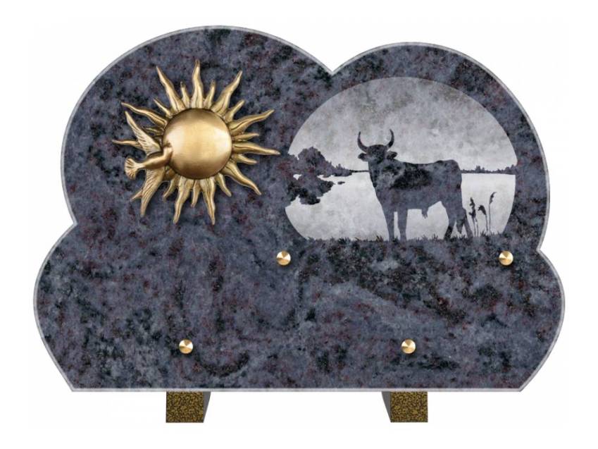 Stylish Granite Plaque Effervescence.