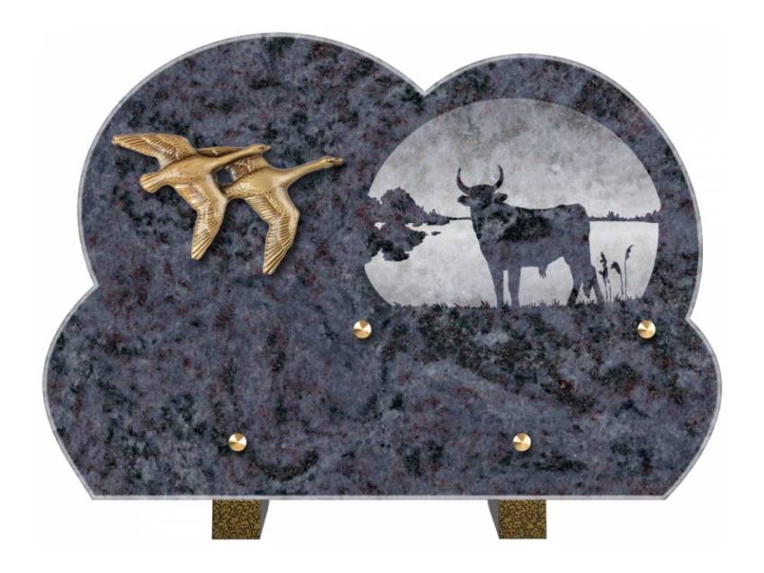 Stylish Granite Plaque Effervescence.