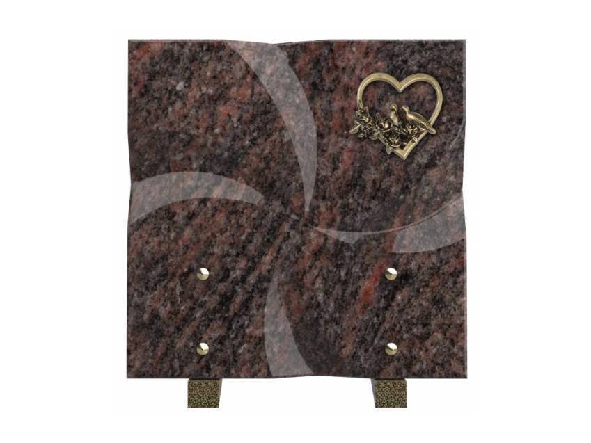 Plaque Granit Rectangle passion