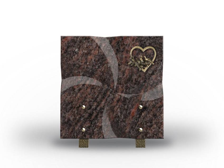 Plaque Granit Rectangle passion