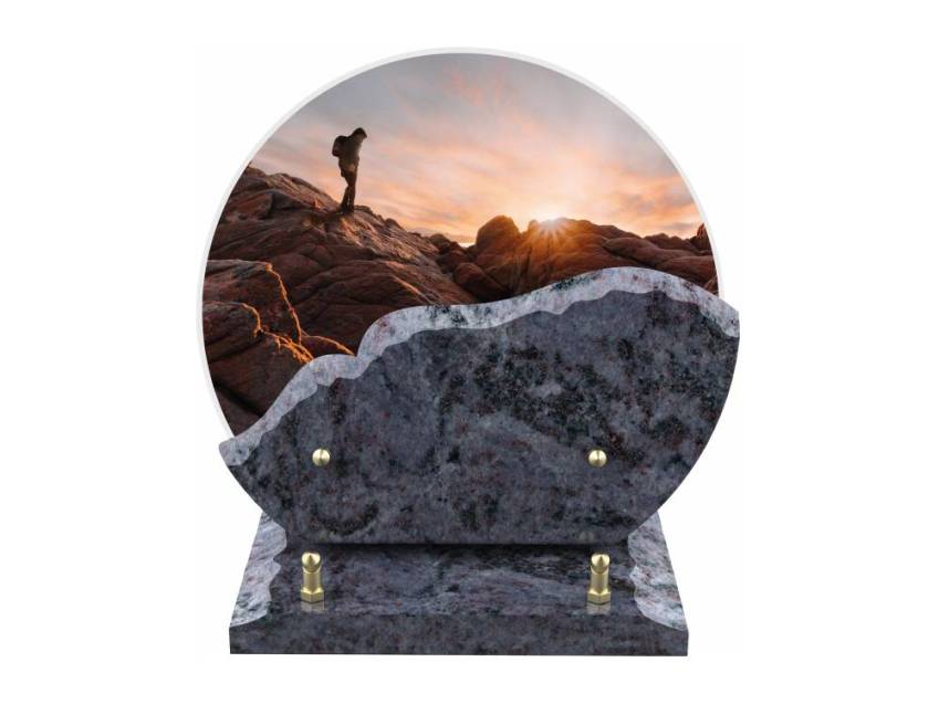 Creative Poetic Granite Plaque.