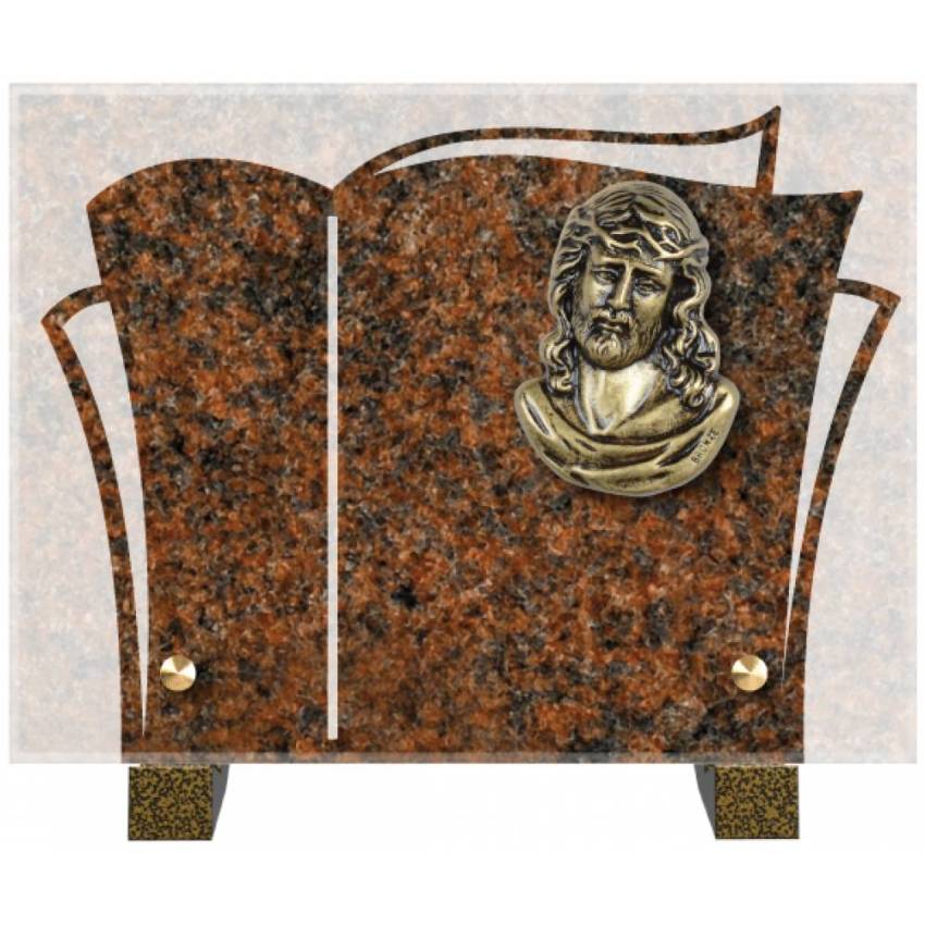 Obsidian mortuary plaque
