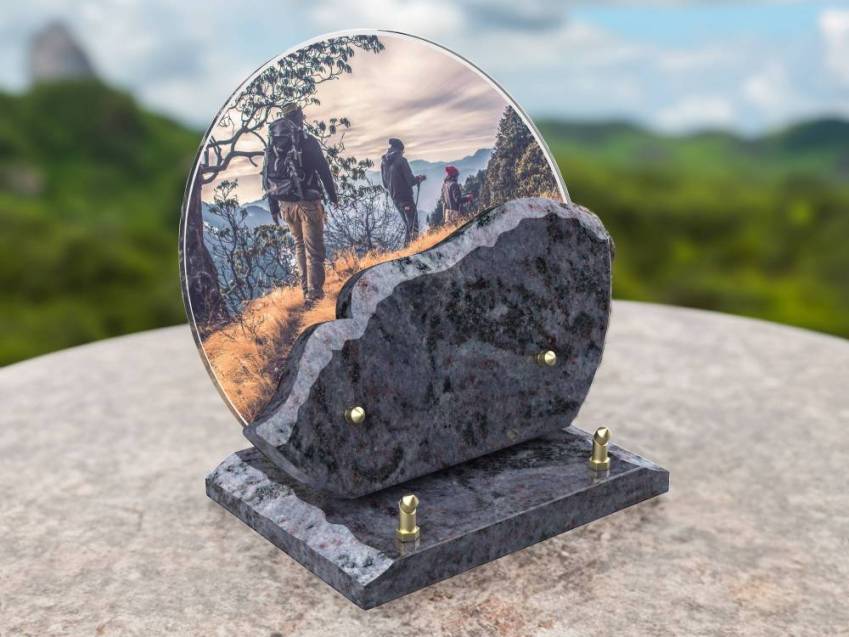 Creative Poetic Granite Plaque.