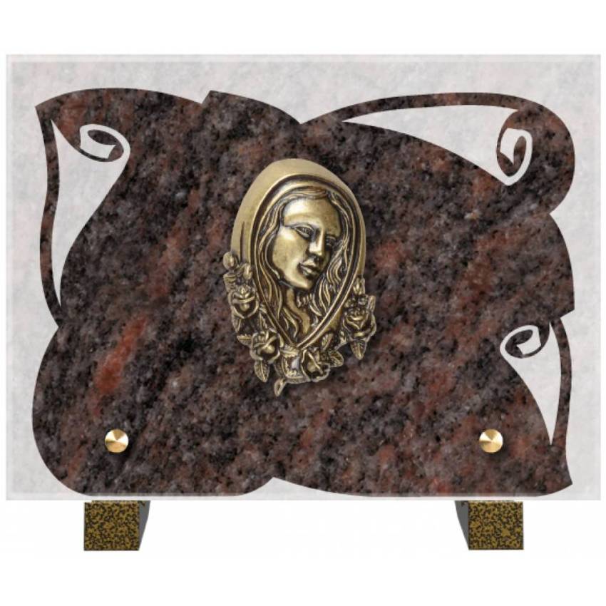 Plaque mortuaire obsidiana