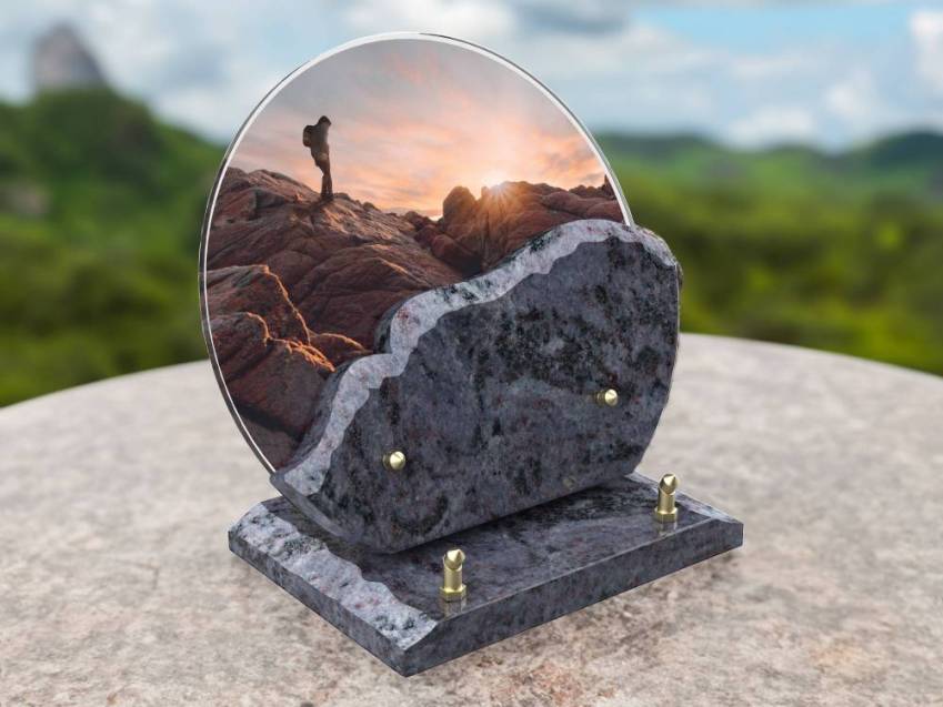 Creative Poetic Granite Plaque.