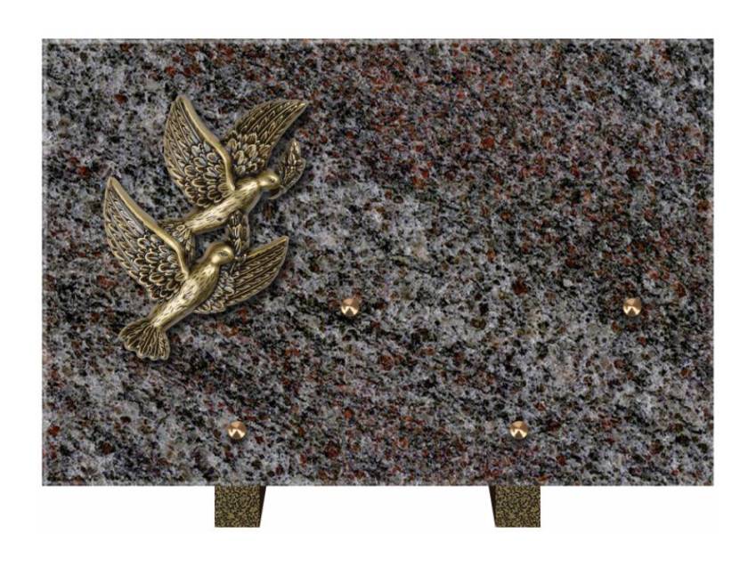 Ventira funeral plaque