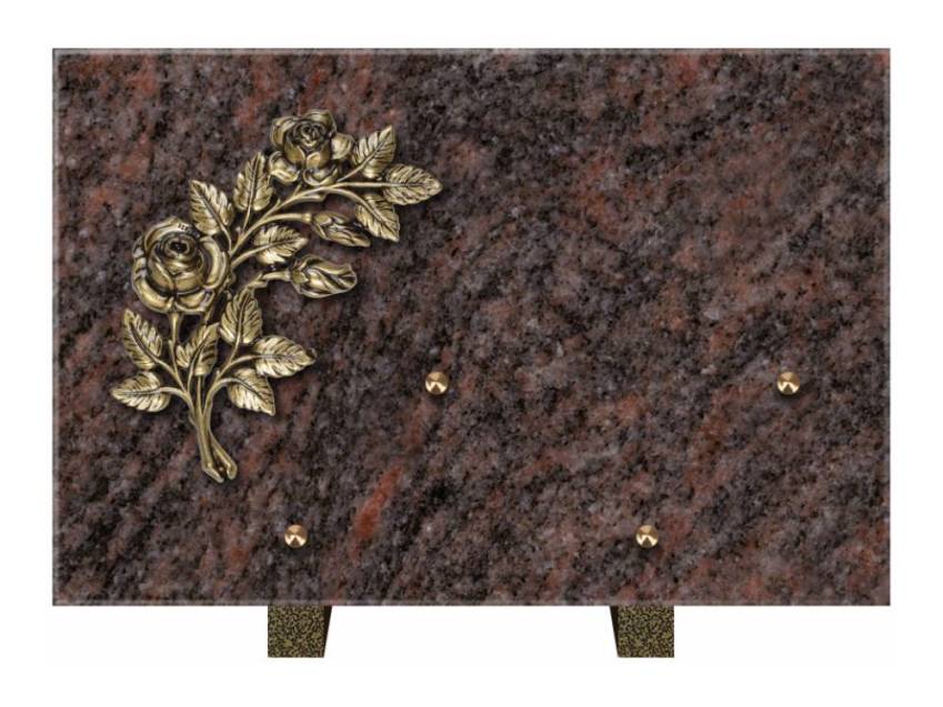 Ventira funeral plaque