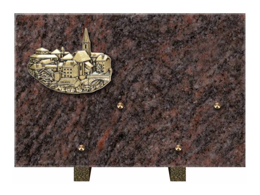 Ventira funeral plaque