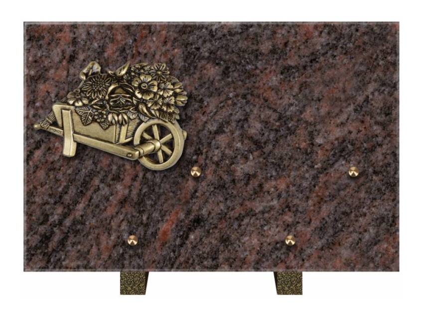 Ventira funeral plaque
