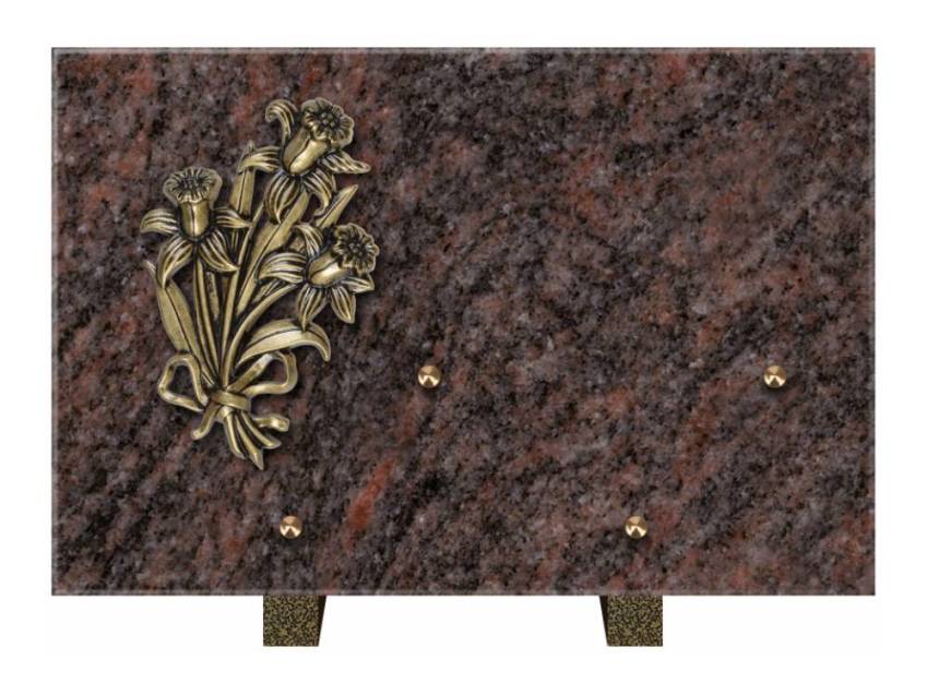Ventira funeral plaque