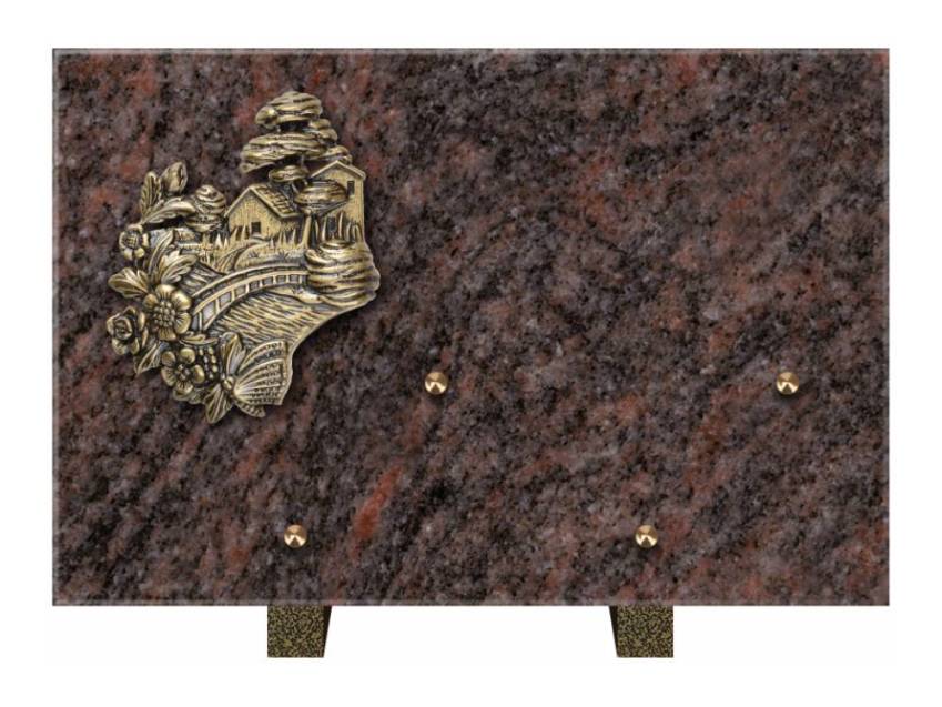 Ventira funeral plaque