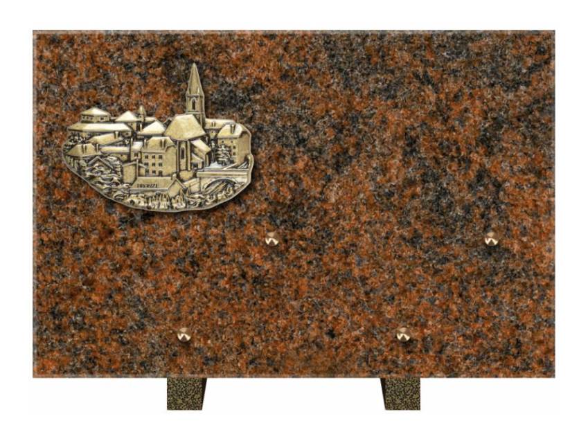 Ventira funeral plaque