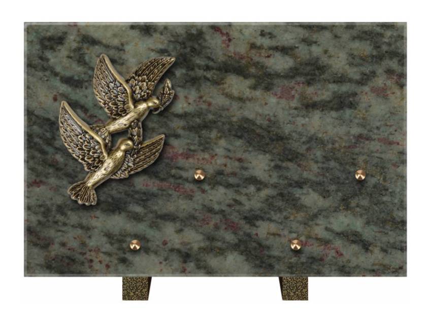 Ventira funeral plaque