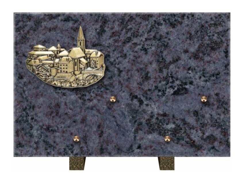 Ventira funeral plaque